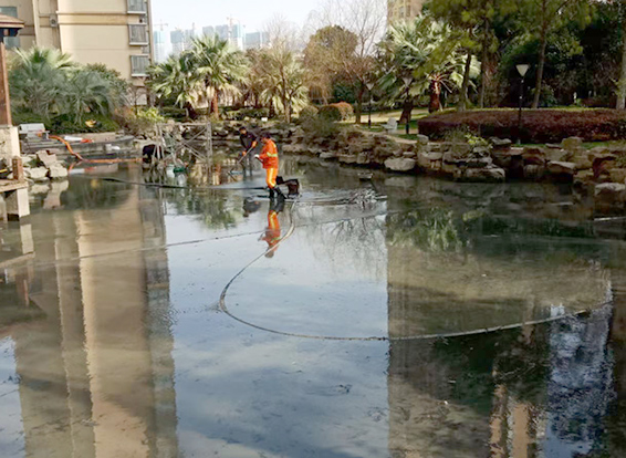 邢台景观池淤泥清理